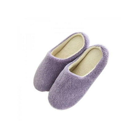 

Unisex Anti-Slip Indoor Slippers Home Warm Fleece Warm Shoes Sandals House