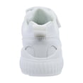 thumbnail image 4 of Tenis Audaz para niño en sintético blanco Eighteen con doble de tira de contacto, 4 of 5