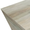 thumbnail image 4 of Abba 28 inch Wide Solid Mango Wood Modern Square Coffee Table in White Wash, Fully Assembled, 4 of 9