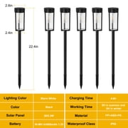 Round Transparent In-Ground pathway Lights - Set of 6