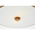 thumbnail image 5 of Hazen 2 light 12 inch Vintage Gold flush mount, 5 of 5
