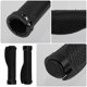 thumbnail image 3 of EXHUMKY 1Par Empuñaduras Negras Ergonómicas Para Manillar De Con Extensión Para Mayor Estabilidad, 3 of 8