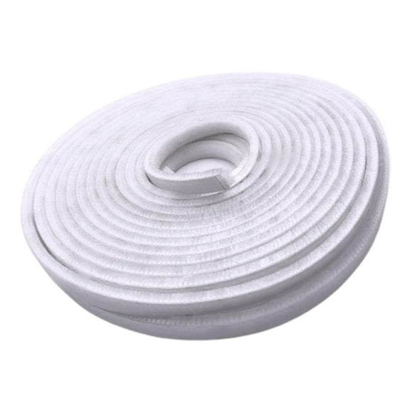Tira de sellado para ventanas para protección contra la intemperie, cinta autoprotectora contra el polvo para puertas corredizas y Blanco