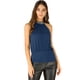 thumbnail image 1 of INSPIRE CHIC Camiseta sin mangas con cuello halter y lentejuelas sin mangas para mujer Azul L, 1 of 6