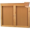 thumbnail image 1 of Aarco Products OBC3672RC Enclosed Bulletin Board with Natural Oak Frame, 1 of 1
