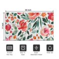 thumbnail image 5 of Pioneer Flower Floral Print Pattern Door Rugs,Washable Non Slip Door Mats Indoor,Decorative Door Mats,Entry Mat Indoor for Entrance,Bedroom,Kitchen,Bathroom,17"x30", 5 of 6