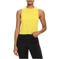 thumbnail image 5 of Yteetum Women's Open Back Workout Tank Tops Sleeveless Crewneck Backless Sports Gym Yoga Cropped Tops Solid Lightweight Comfy Ribbed Fitness Athletic Tanks, 5 of 8