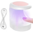 thumbnail image 1 of (Polvo) Mini lámpara UV Gel de uñas Secador de uñas americano Lámpara de uñas UV LED profesional USB portátil para esmalte de uñas semipermanente Máquina de uñas, Nail Art Ma, 1 of 5