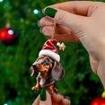 thumbnail image 4 of Cute Dog Christmas Ornaments - Funny Dog Xmas Decor Tree Hanging Tree Topper - 2023 Dog Christmas Decorations for Cat Lovers, 4 of 6