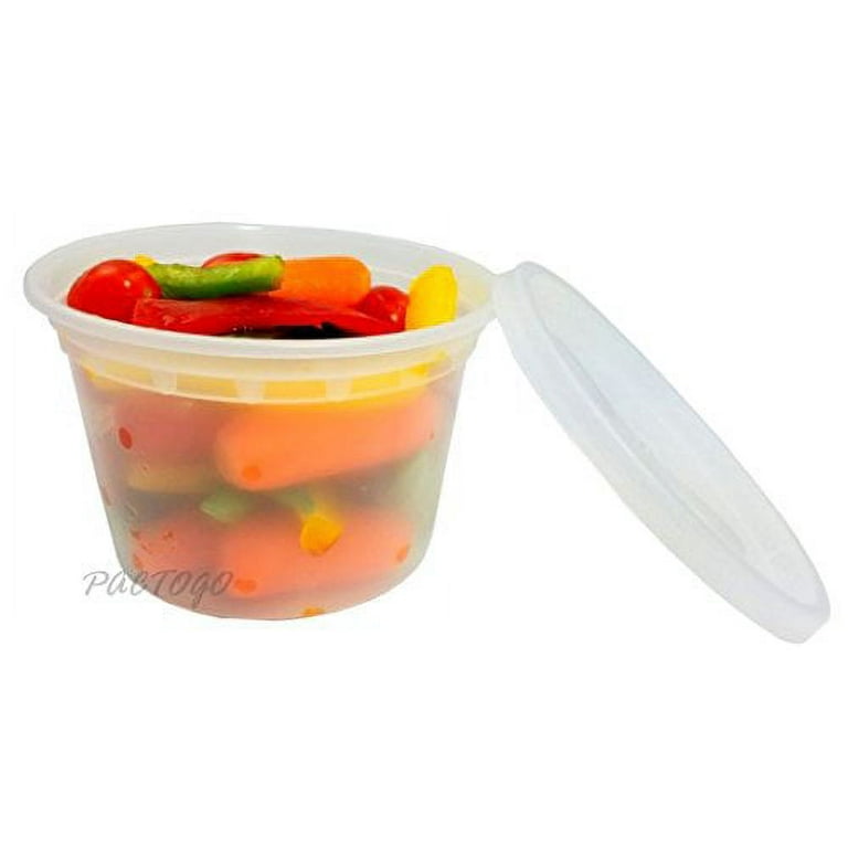12 oz Heavy Duty Round Deli Food/Soup Plastic take out Containers