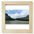 thumbnail image 1 of Mountains Lakes Photography Square Picture Frame Wall Tabletop Display, 1 of 3
