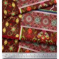 thumbnail image 3 of Soimoi Rayon Fabric Floral & Damask Patchwork Printed Fabric 1 Yard 42 Inch Wide, 3 of 3