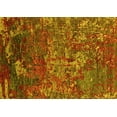 thumbnail image 1 of Ahgly Company Machine Washable Indoor Rectangle Oriental Yellow Industrial Area Rugs, 5' x 8', 1 of 4