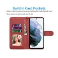 thumbnail image 2 of Galaxy S22+ 6.6" Case, Galaxy S22+ 6.6" Wallet Case, Galaxy S22+ 6.6" Leather Case, Tekcoo PU Leather Folio Flip Cover Magnetic Closure TPU Shockproof Protective Case Kickstand Strap -Wine Red, 2 of 11