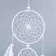 thumbnail image 5 of Blanco Atrapasue?os Wind Chimes Beads Feather Pendant Home Decoración de Ventana de Pared Decoración Hogareña Fugacal NO, 5 of 6