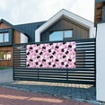 thumbnail image 4 of Salouo Pink Girl Halloween Pattern Holiday Banner Outside Party Decoration Banner (1PC) Festival Supplies Fit for Birthday Parties & Celebrations & Chrismas-Medium, 4 of 8