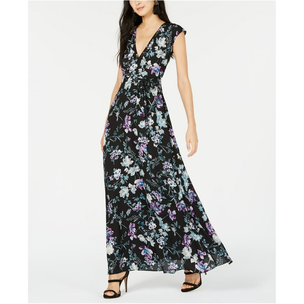 Bar III - bar III Womens Floral Maxi Dress, Multicoloured, XX-Small