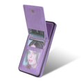 thumbnail image 4 of Nalacover Case for Samsung Galaxy S23 FE PU Leather Wallet Case with 4 Card Slots - Luxury Flip Magnetic Button Kickstand Purse Case Shockproof Anti-Scratches Cover,Purple, 4 of 10