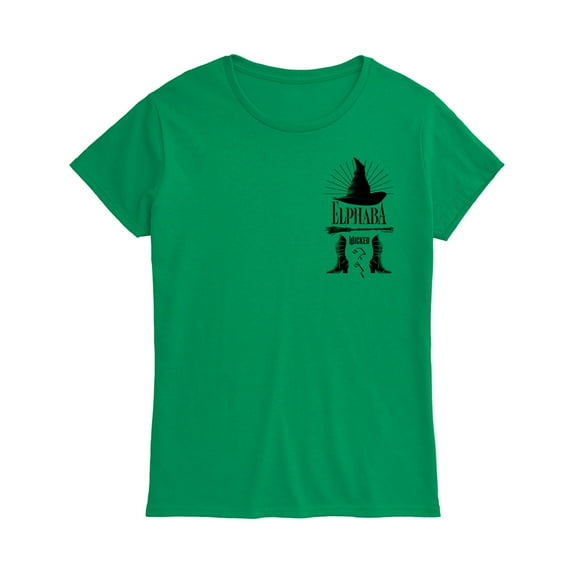 Wicked - Elphaba Hat And Shoes - Women's Fitted Graphic T-Shirt