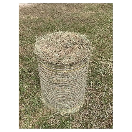 Premium, 100 Natural Coastal Bermuda HAY ROLL (Approximately 30lb) for Erosion Control, Mulch, Compost, Animal Bedding, ETC.