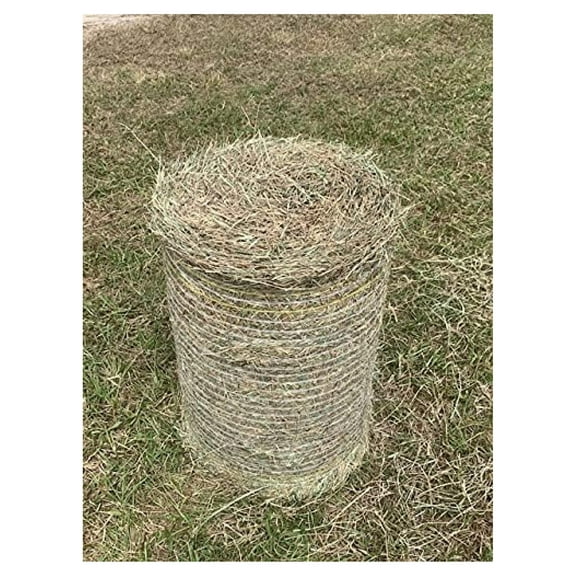 Premium, 100 Natural Coastal Bermuda HAY ROLL (Approximately 30lb) for Erosion Control, Mulch, Compost, Animal Bedding, ETC.
