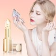 thumbnail image 4 of Barra de labios CLLC que cambia de color, barra de labios de larga duración para mujer, bálsamo labial con tinte de lámina dorada cristalina, brillo hidratante y luminoso, nutrición profunda (D), 4 of 8