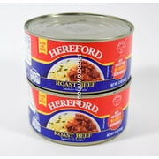 2 Hereford Roast Beef with Gravy 12oz Cooked Ready to Eat Meat 03/2025