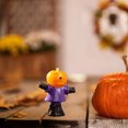 thumbnail image 4 of PATLOLLAV Halloween Ornament,Miniatures Pumpkins Ghost Ghost Figurines Mini Resin Plastic Garden Decor Accessories Halloween Ornaments for Outdoor House Garden Decoration Party Supplies, 4 of 5