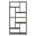 thumbnail image 4 of Canddidliike 79" Tall Bookshelf, 7-Tier Bookcase with 10 Open Display Shelves for Indoor as Livingroom, Rustic Brown, 4 of 4