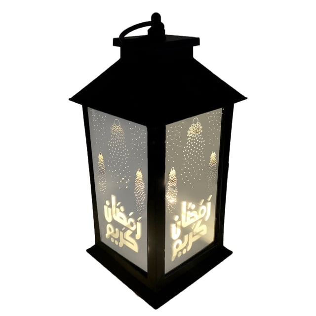 Eid Ramadan Mubarak LED Lantern Light Moon Star Home Ornament