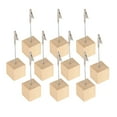 thumbnail image 3 of Titulaire de Cartes de Table, 10pcs Note Pince en Bois Alligator Clip Titulaire Note Clip Robuste et Résistant, 3 of 14