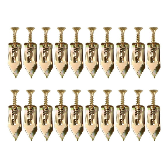 ACDANC 20PCS Expansion Screw Self Drilling Drywall Screws Gypsum Board Wall Anchor M12*40