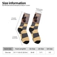 thumbnail image 2 of Fuzoiu Chess Board With Pawns Print Athletic Crew Socks for Men & Women,Casual Crew Socks,Above Ankle Crew Socks for Business, Casual, 2 of 6