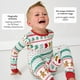 thumbnail image 5 of Pijama Little Sleepies de viscosa de dos piezas navideñas de 12 a 18 m, 5 of 9
