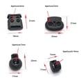 thumbnail image 2 of 10 PCS Shoe Lace Shoelace Buckle Rope Clamp Cord Lock Stopper Run Sports Clips Y2D4, 2 of 8
