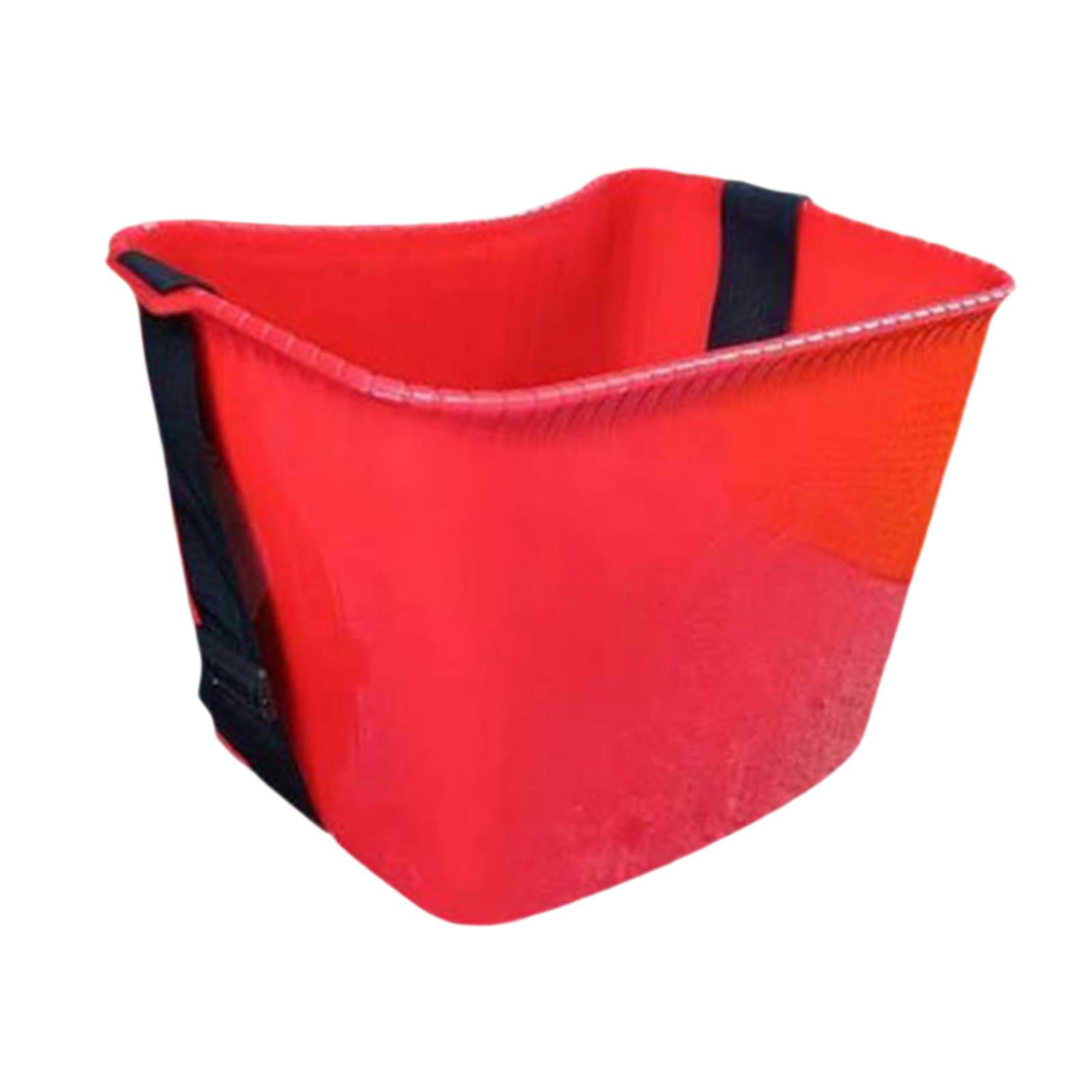 WLPZXP Fruit Picking Basket Organizer Holder Multifunctional Lightweight Practical with Red