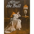 thumbnail image 2 of Anonymous 15x18 Black Ornate Wood Framed Double Matted Museum Art Print Titled - After the Ball (1892), 2 of 5
