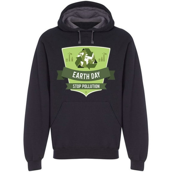 Recycle Earth Day Hoodie Men -Image by Shutterstock, Male XX-Large