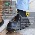 thumbnail image 3 of Tiger Safety CSA Men's Work Boots Steel Toe Leather 5925, 3 of 5
