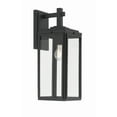 thumbnail image 2 of Crystorama Byron 1 Light Matte Black Outdoor Wall Mount - 6.5"W x 17"H x 7.75"D, 2 of 5
