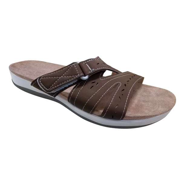 Amzcrzy Zapatos de mujer,Zapatos de mujer,Zapatillas de mujer, Sandalias planas de tacón bajo con agujeros de color liso para mujer, zapatillas casuales de moda Sandalias Mujer Zapatillas De Casa