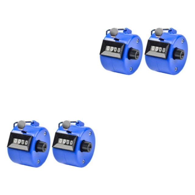 relayinert 2x Unisex Manual Counting Tally With Clear Accurate Scale For Easy Materials Blue 2Set