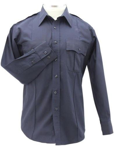 Long Sleeve Uniform Shirt - Navy Blue 