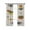 Sage Green, variant on Sage Green Boho Blackout Curtains, Light Blocking Print Window Curtains, Geometric Bohemian Color Block Thermal Insulated Window Drapes for Living Room Kitchen Cafe 2 Panels, 84"W x 84"L