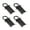 4 packs, variant on Fast release D Shackle Tow Hook 1800kg Load Capacity Tool Easy Installation Heavy Duty Steel Trailer Accessory for Auto