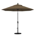 thumbnail image 2 of Pemberly Row Skye 9' Black Patio Umbrella in Olefin Woven Sesame, 2 of 2