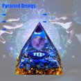 thumbnail image 4 of Cristales Orgonita Pirámide Resina epoxi Energía Curación Ornamento (Virgen) Likrtyny Libre de BPA, 4 of 8