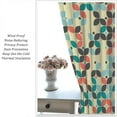 thumbnail image 5 of Modern Abstract Curtain, Retro Style Like The 1950s Color Fashion Geometric Background Decoration, Bedroom Living Room Blackout Noise Reduction Curtain42X54 Inch, 5 of 6