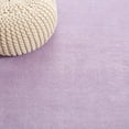 thumbnail image 6 of SAFAVIEH Bella Danita Plain Dotted Bordered Wool Runner Rug, Lavender/Ivory, 2'3" x 9', 6 of 11