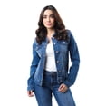 thumbnail image 1 of Chaqueta de mezclilla /Juvenil, 4312 (Azul medio) azul M, 1 of 3